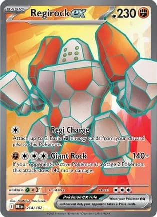 Regirock ex - Destined Rivals 214/182 - Küçük resim 2