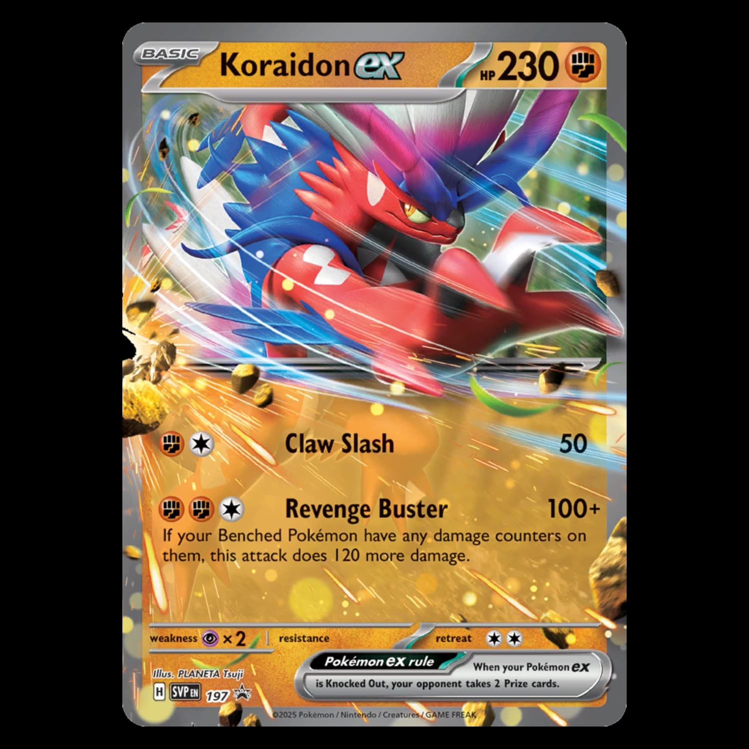 Pokemon TCG Slashing Legends Tin - Koraidon ex - Resim 3