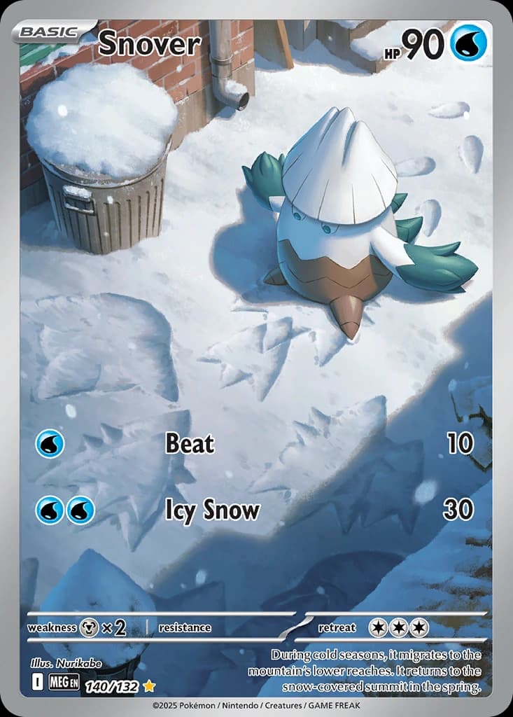 Snover - Mega Evolution 140/132 - Resim 1