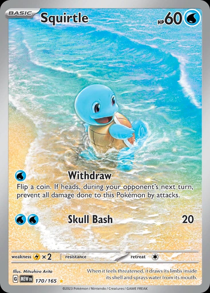 Squirtle - 151 170/165 - Resim 1