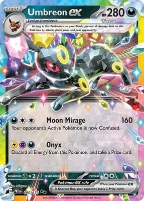 Umbreon ex - Prismatic Evolutions 060/131 - Resim 1