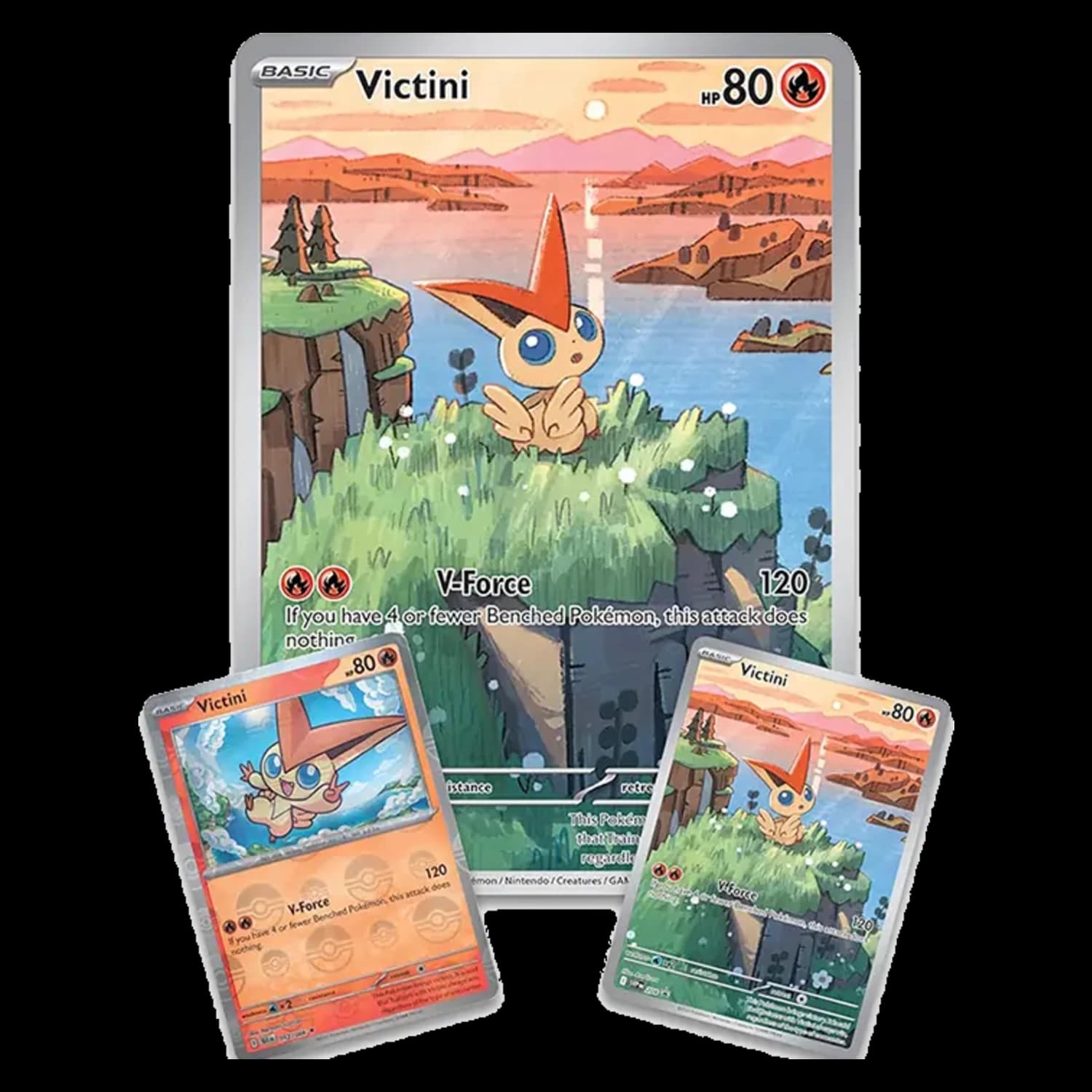 Pokemon TCG Scarlet & Violet Unova Victini Illustration Collection - Resim 3
