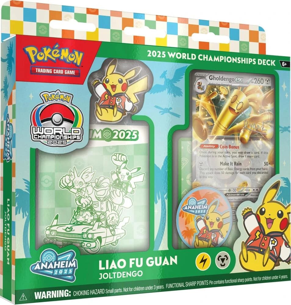 Pokemon TCG 2025 World Championship Deck - Liao Fu-Guan (Joltdengo)