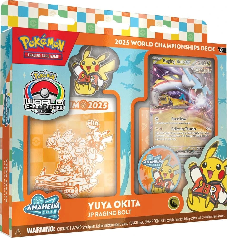 Pokemon TCG 2025 World Championship Deck - Yuyu Okita (Raging Bolt)