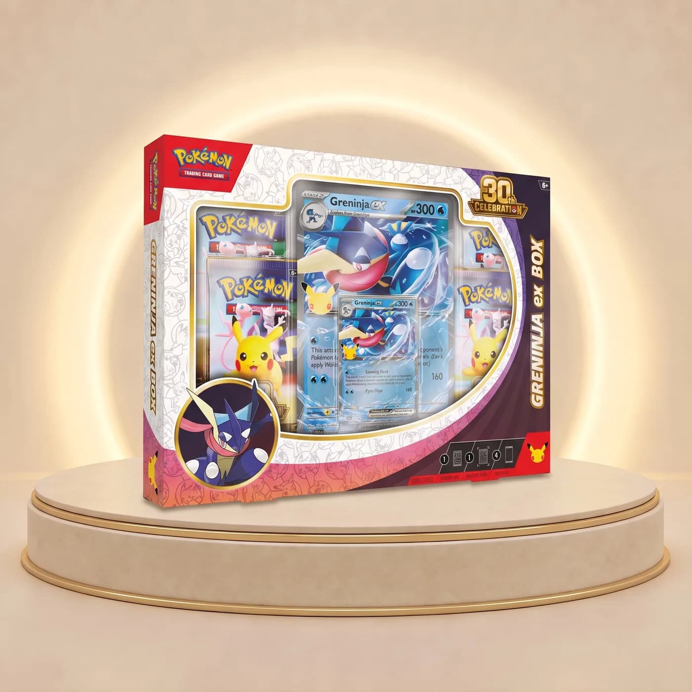 Pokémon TCG 30th Celebration Greninja ex Box kutusu, Greninja ex promo kartıyla