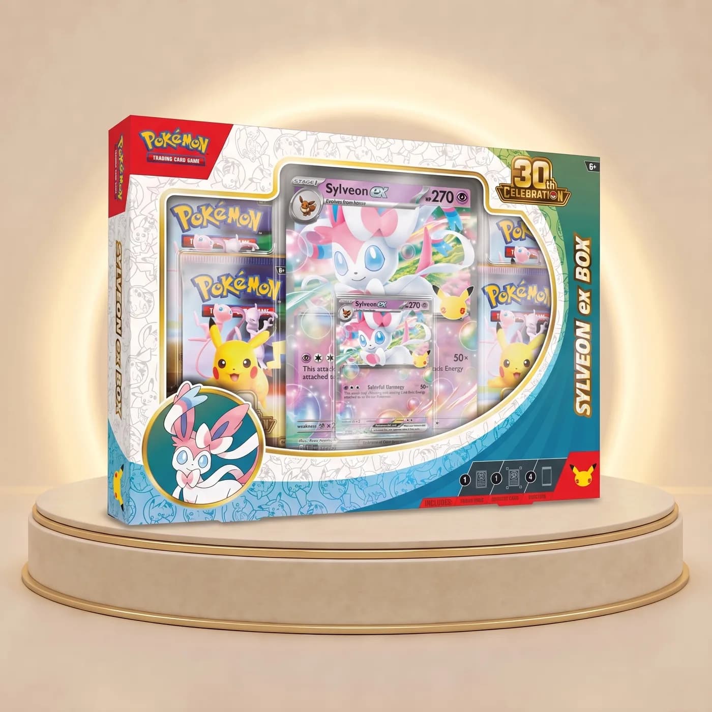 Pokémon TCG 30th Celebration Sylveon ex Box kutusu, Sylveon ex promo kartıyla