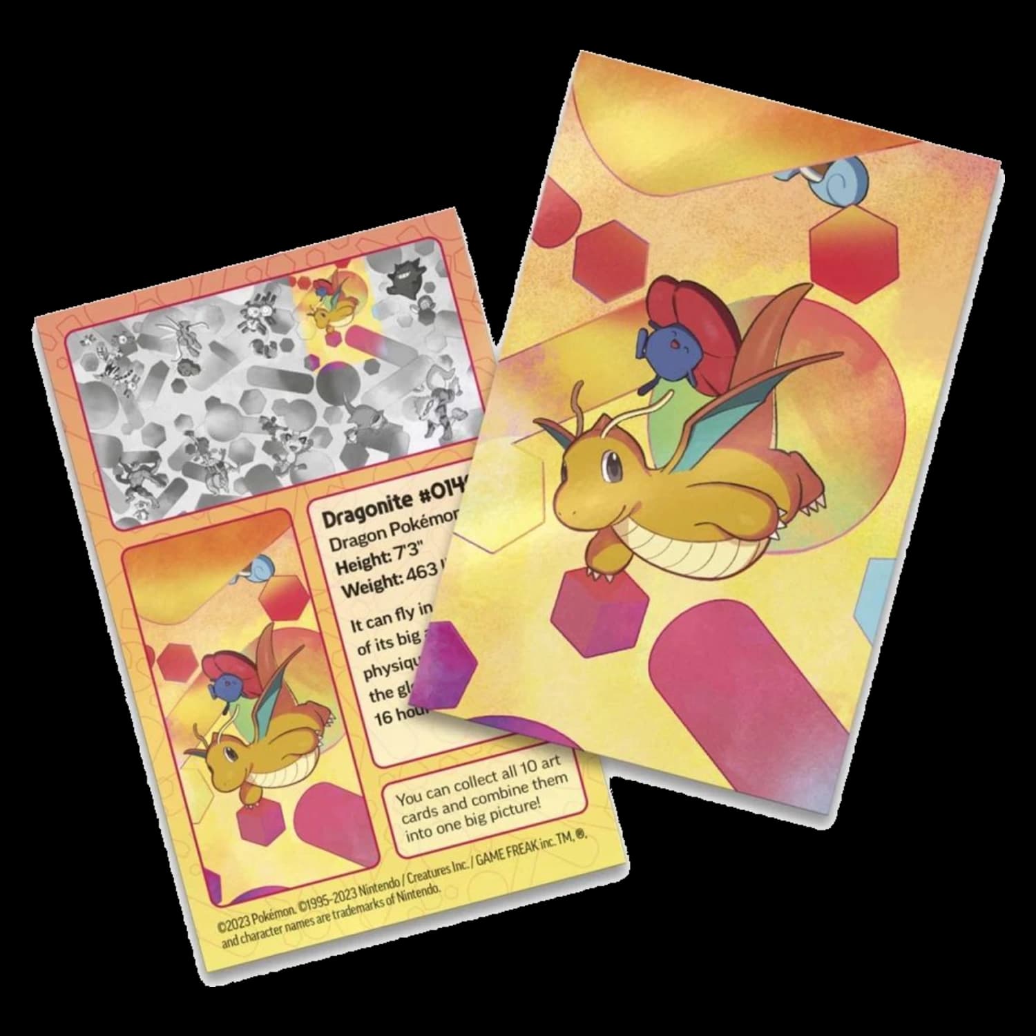 Pokemon TCG 151 Mini Tin - Dragonite & Vileplume - Resim 3
