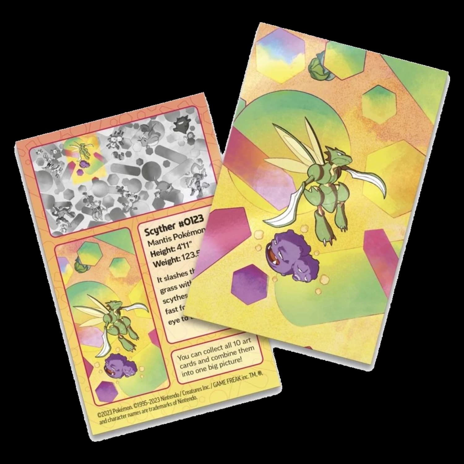 Pokemon TCG 151 Mini Tin - Weezing & Scyther - Resim 3