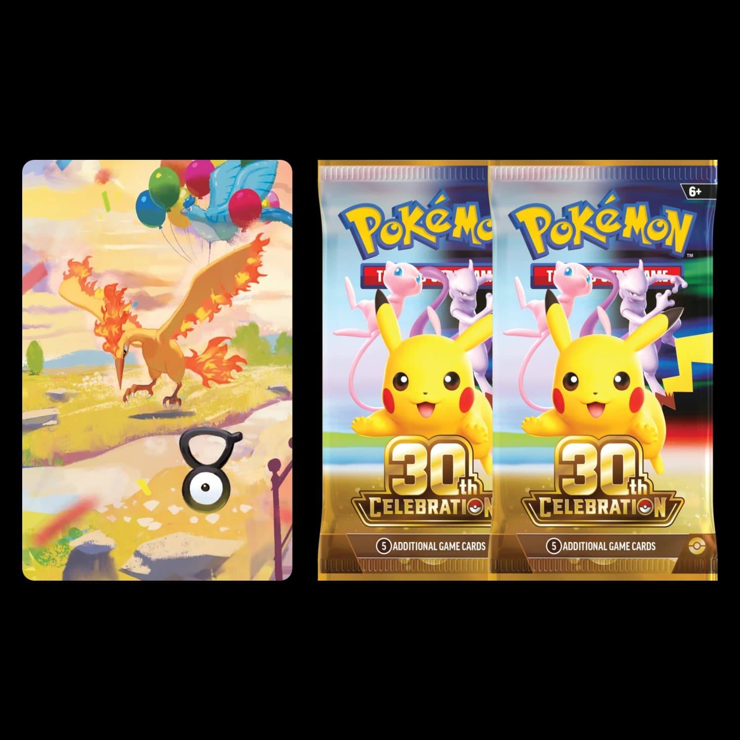 30th Celebration Mini Tin - Moltres - Resim 2