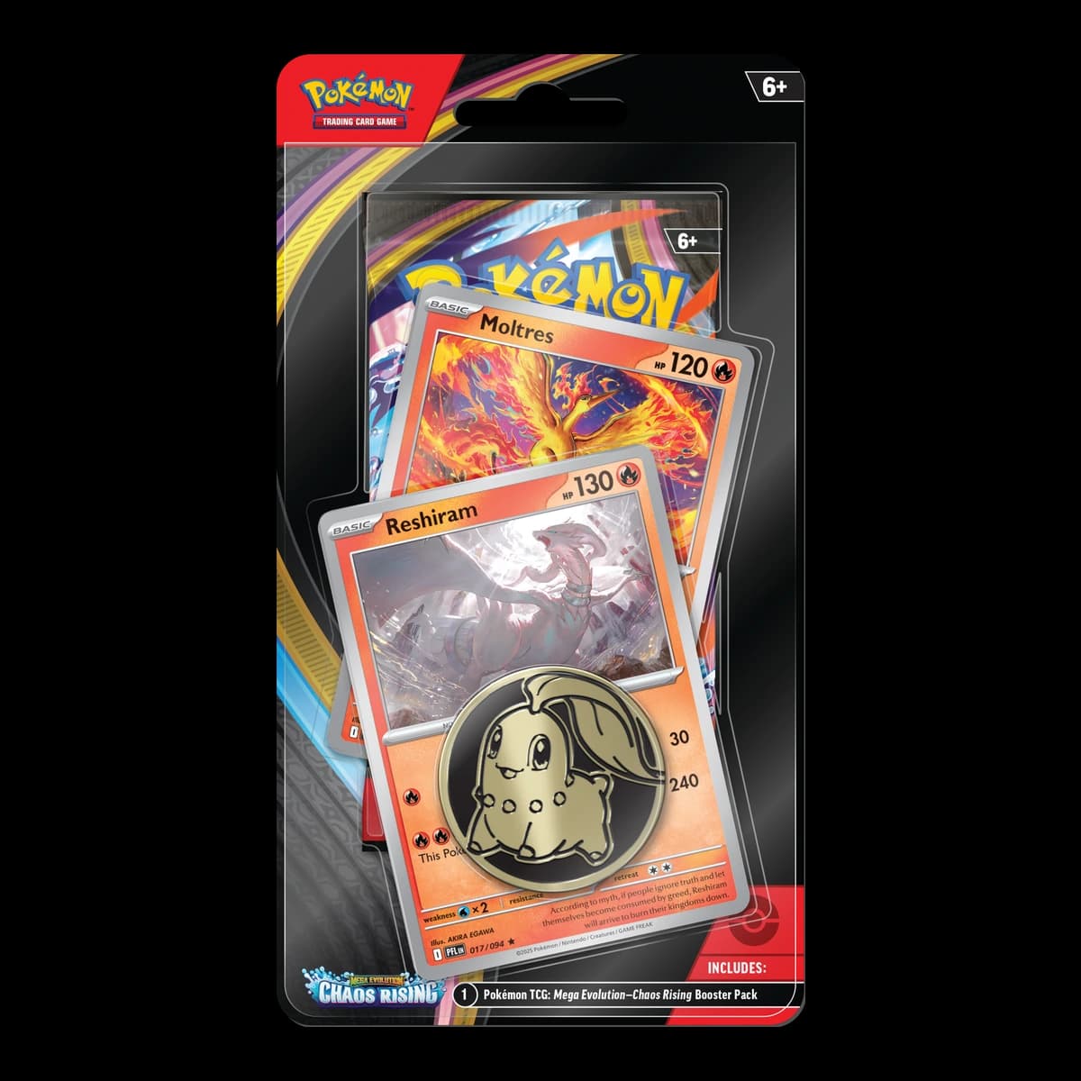Pokemon TCG Chaos Rising Tek Paket Blister - Reshiram/Moltres