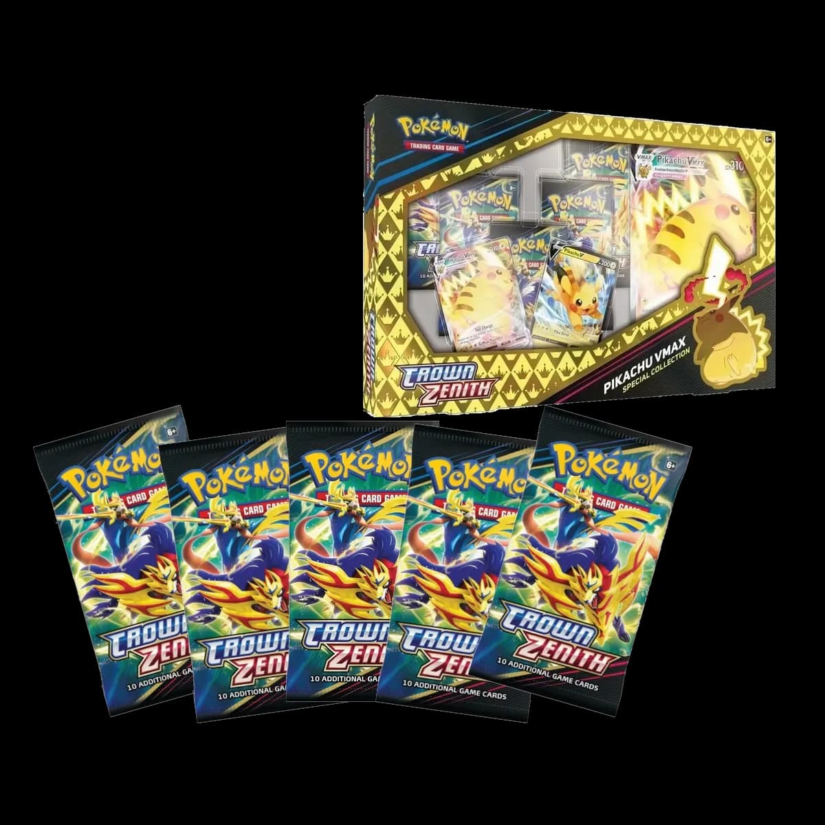 Pokemon TCG Crown Zenith Pikachu VMAX Special Collection - Resim 2
