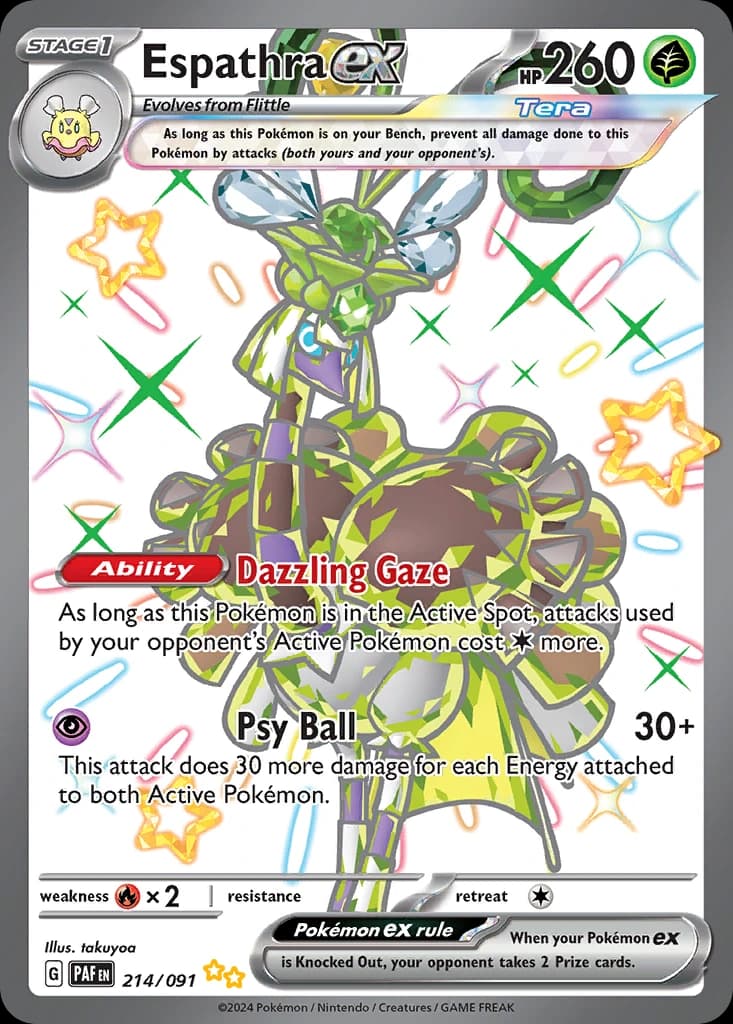 Espathra ex - Paldean Fates 214/091 - Resim 1