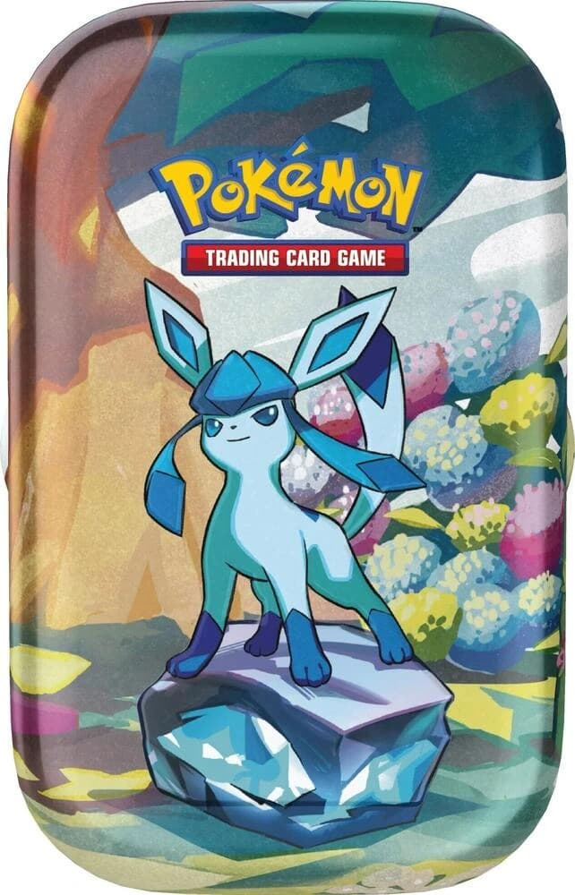 Pokemon TCG Prismatic Evolutions Glaceon Mini Tin - Resim 1