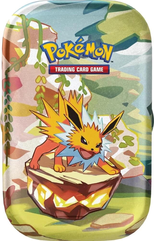 Pokemon TCG Prismatic Evolutions Jolteon Mini Tin - Resim 1