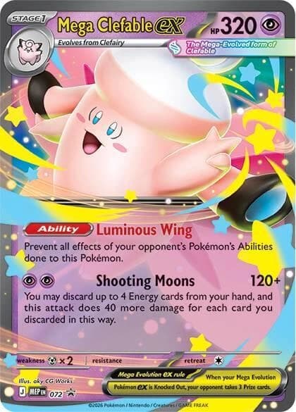 Mega Clefable ex - Mega Evolution Black Star Promos 072