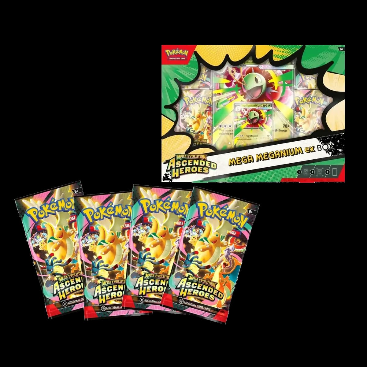 Mega Evolution Ascended Heroes Mega Meganium ex Box - Resim 2