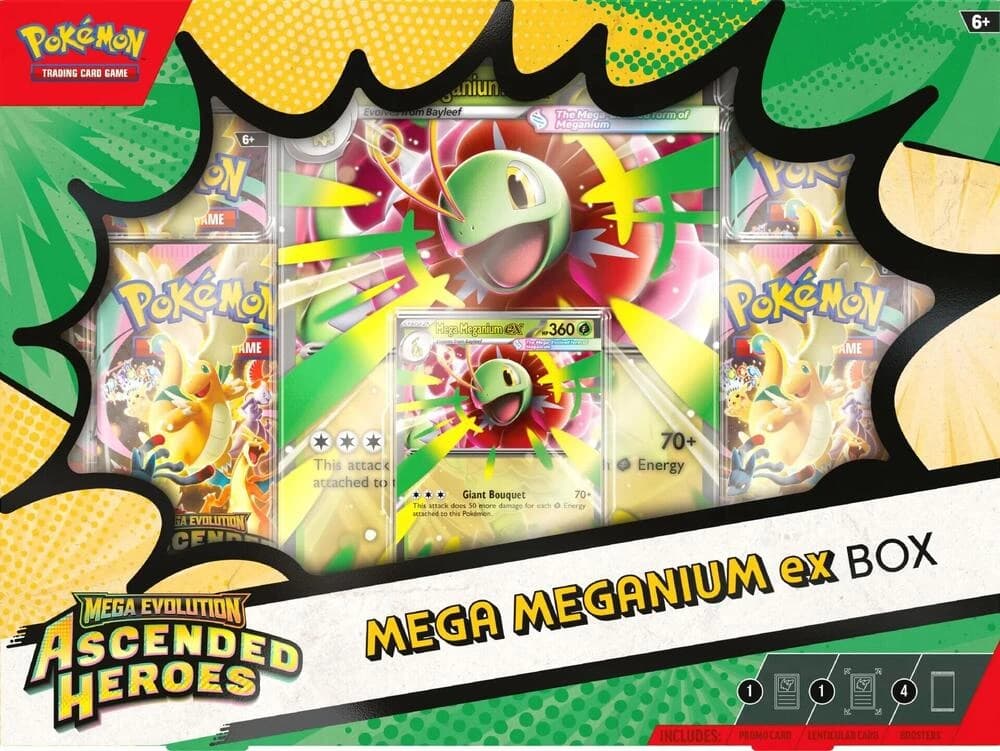 Mega Evolution Ascended Heroes Mega Meganium ex Box - Resim 1