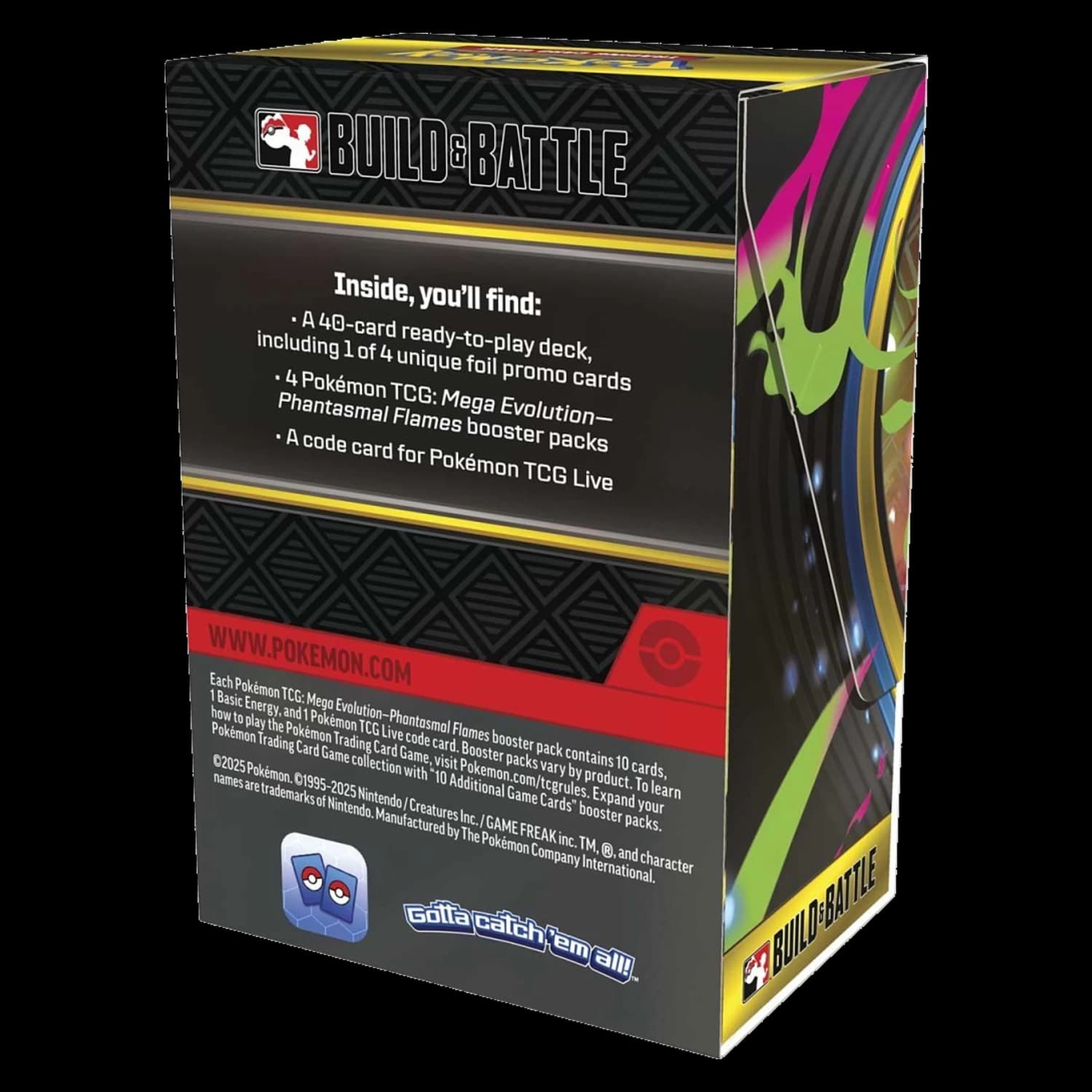 Pokemon TCG Mega Evolution Phantasmal Flames Build & Battle Box - Resim 4