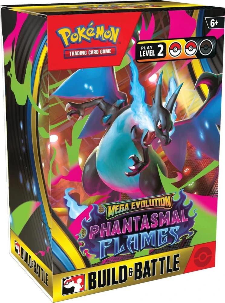 Pokemon TCG Mega Evolution Phantasmal Flames Build & Battle Box - Resim 1