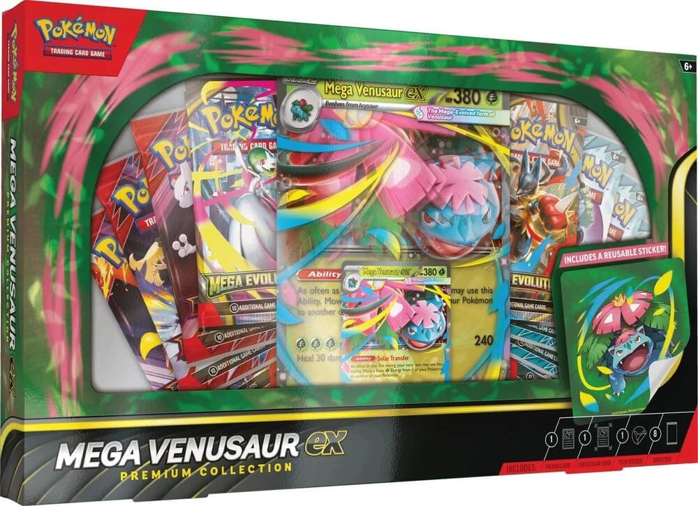 Pokemon TCG Mega Venusaur ex Premium Collection - Resim 1