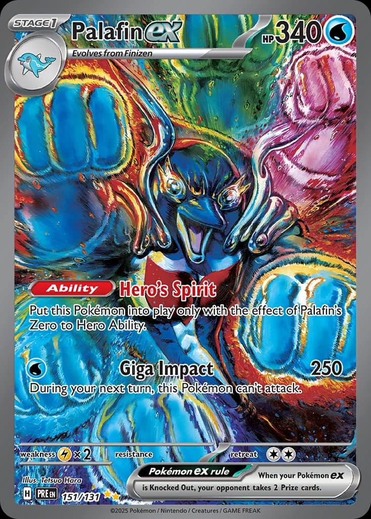 Palafin ex - Prismatic Evolutions 151/131