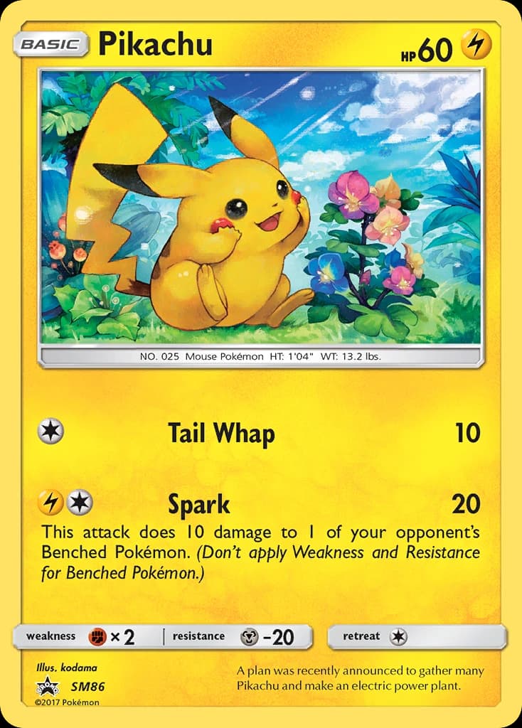 Pikachu - SM Black Star Promos SM86 - Resim 1