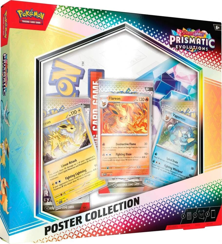 Pokemon TCG Prismatic Evolutions Poster Collection - Resim 1