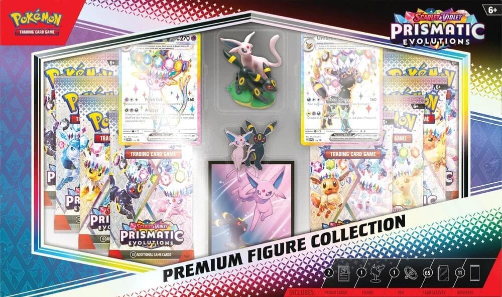 Pokemon TCG Prismatic Evolutions Premium Figure Collection - Resim 1
