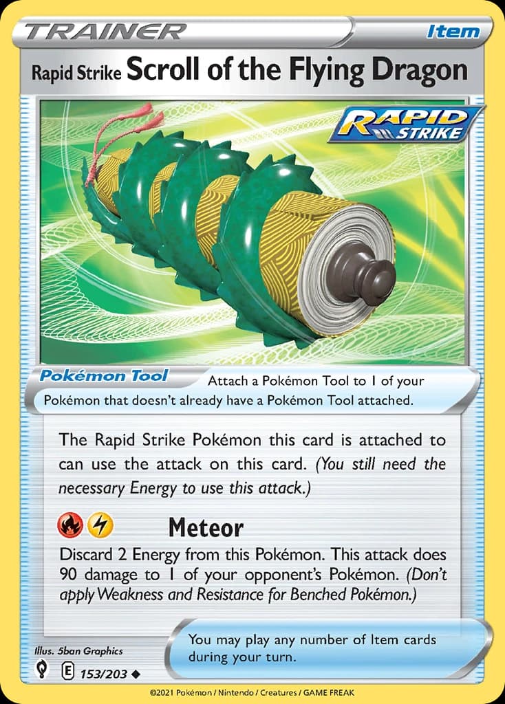 Rapid Strike Scroll of the Flying Dragon - Evolving Skies 153/203