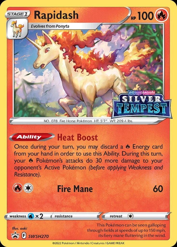 Rapidash - SWSH Black Star Promos SWSH270 (Prerelease)