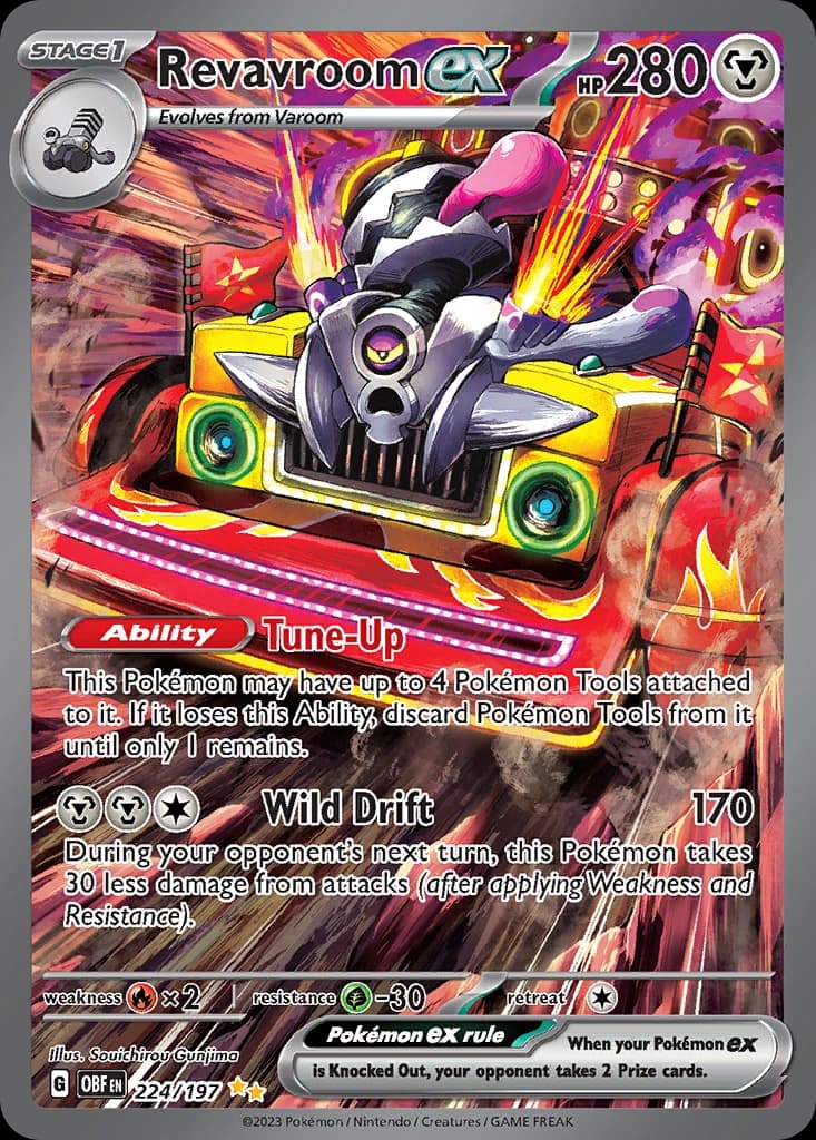 Revavroom ex - Obsidian Flames 224/197 - Resim 1