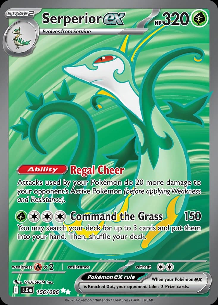 Serperior ex - Black Bolt 156/086 - Resim 1