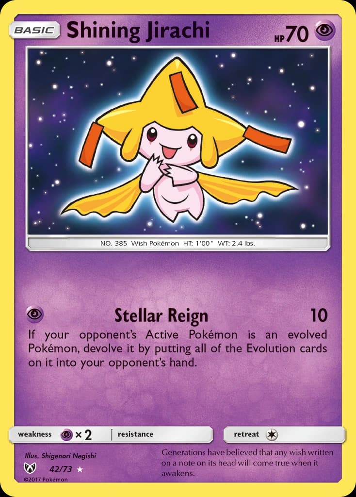 Shining Jirachi - Shining Legends 042/073