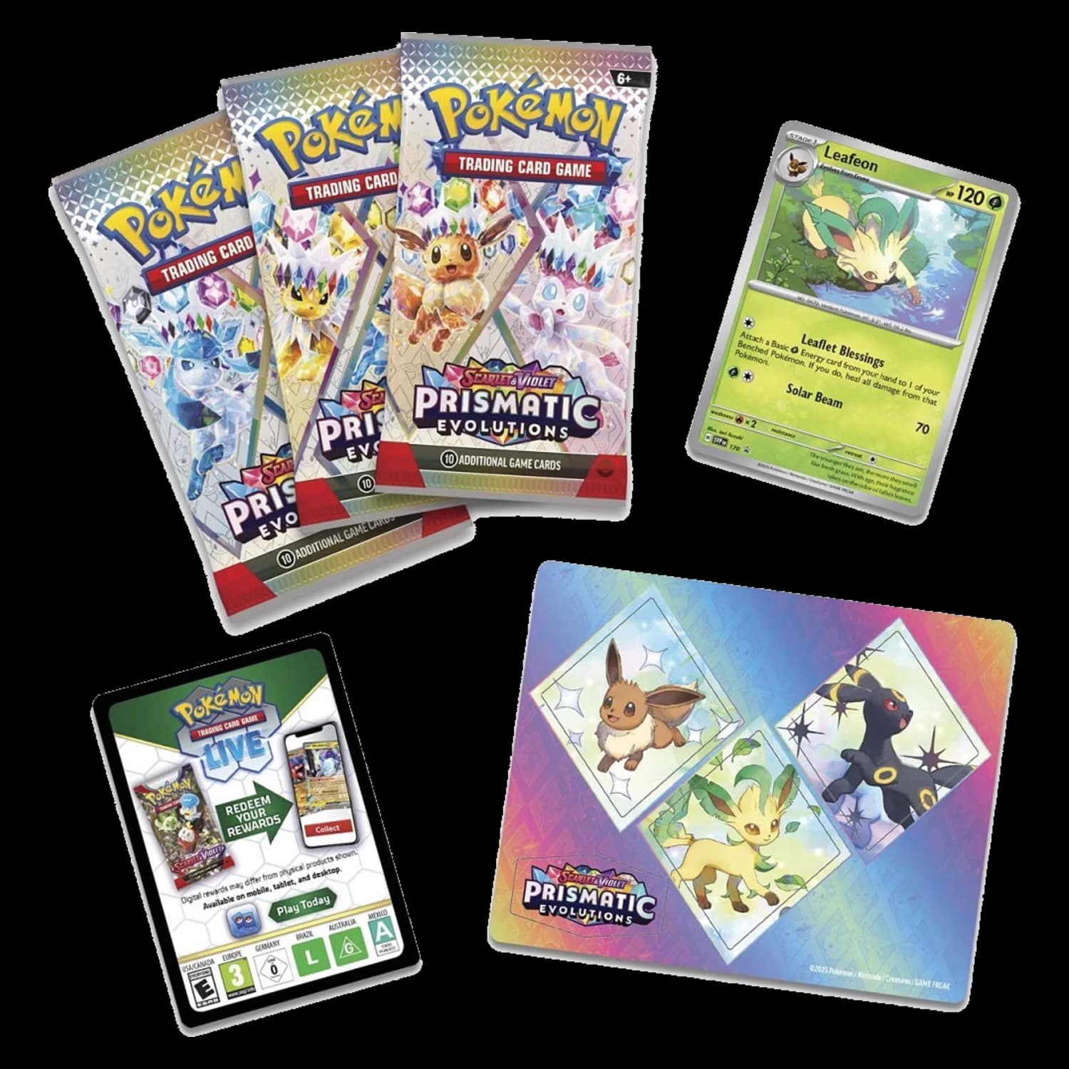 Prismatic Evolutions Tech Sticker Collection - Leafeon - Resim 2