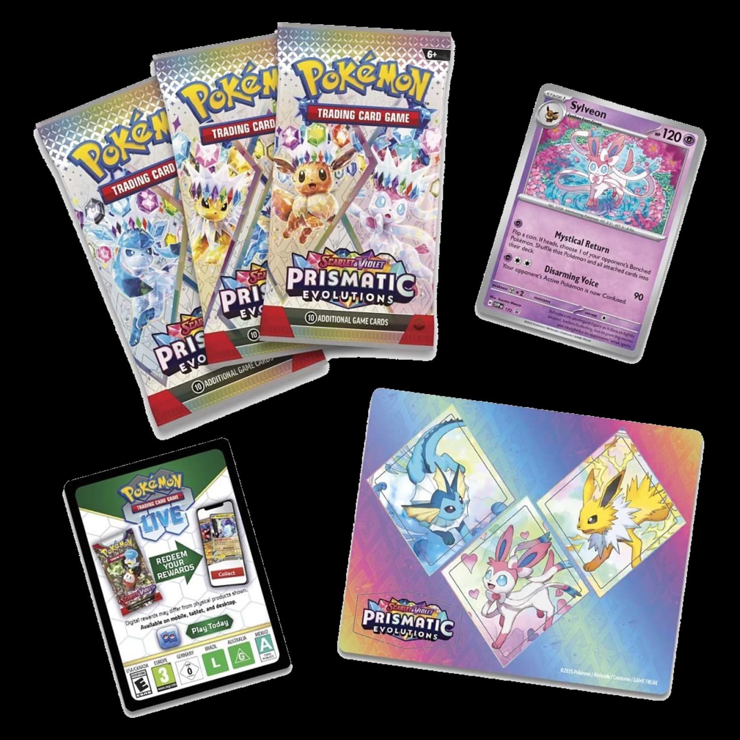 Prismatic Evolutions Tech Sticker Collection - Sylveon - Resim 2