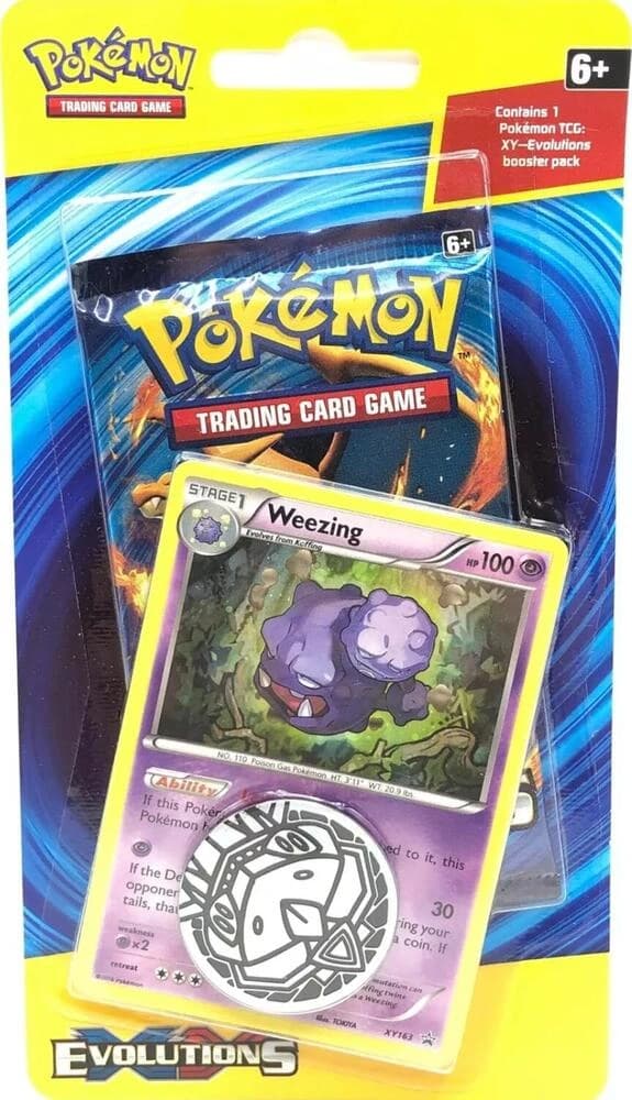 Pokemon TCG XY Evolutions Tek Paket Blister - Weezing - Resim 1